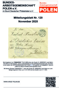 Stanislaus Rziha, Mitteilungsblatt der Bundesarbeitsgemeinschaft Polen