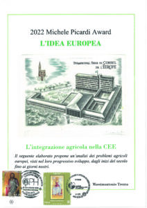 Massimantonio Trenta, L'idea europea - L'integrazione agricola nella CEE